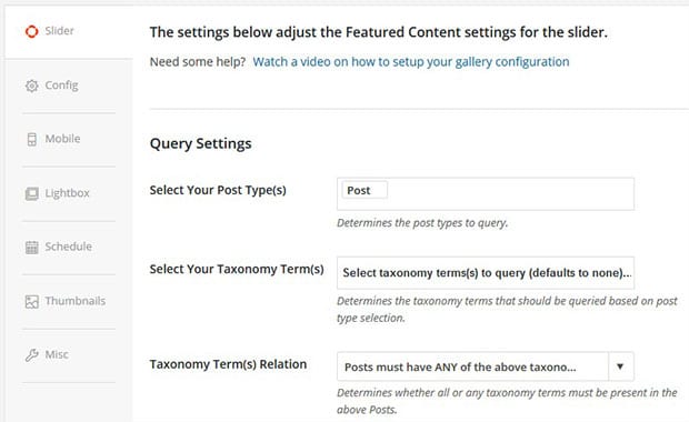 Select Post Type