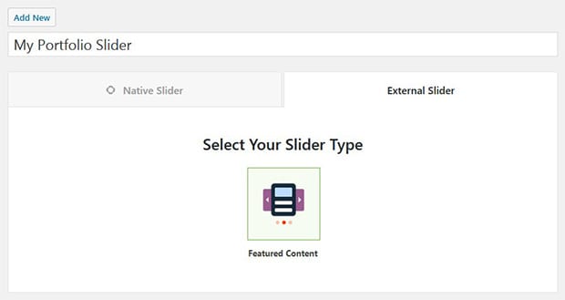 Select Slider Type
