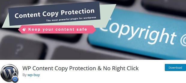 WP Content Copy Protection & No Right Click