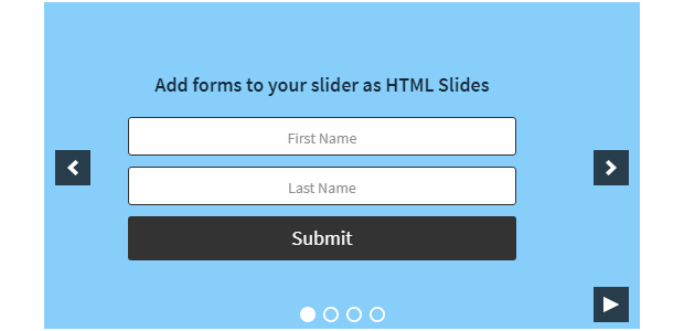 form slider