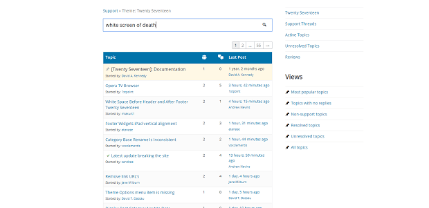 WordPress forum