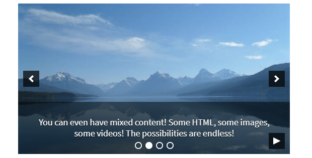 HTML sliders