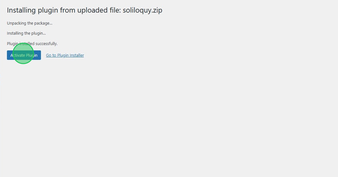 Activate Plugin