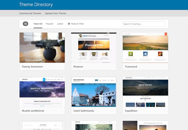 theme directory